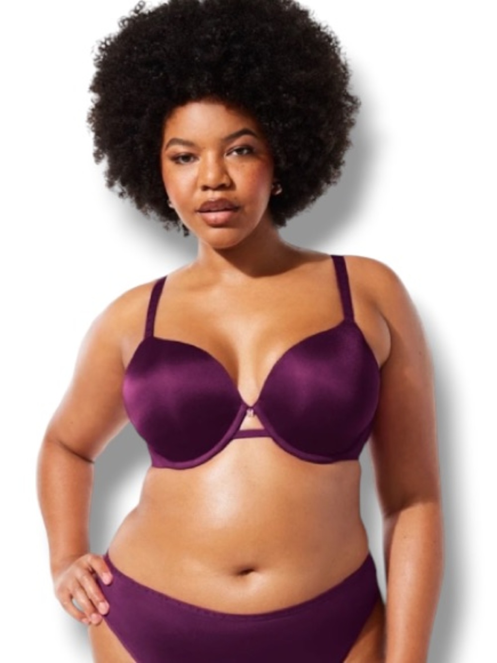 Savage x Fenty Women’s Purple Persuasion Core Microfiber T-Shirt Bra Rihanna
